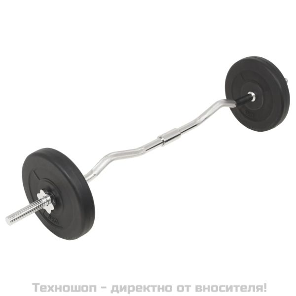 Комплект щанга и дъмбели, 30 кг