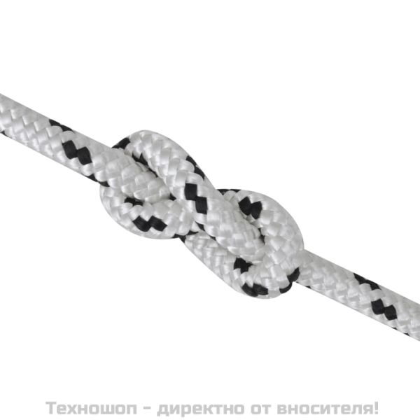 Плетено въже за лодки, полиестер, намотка 6 мм x 50 м