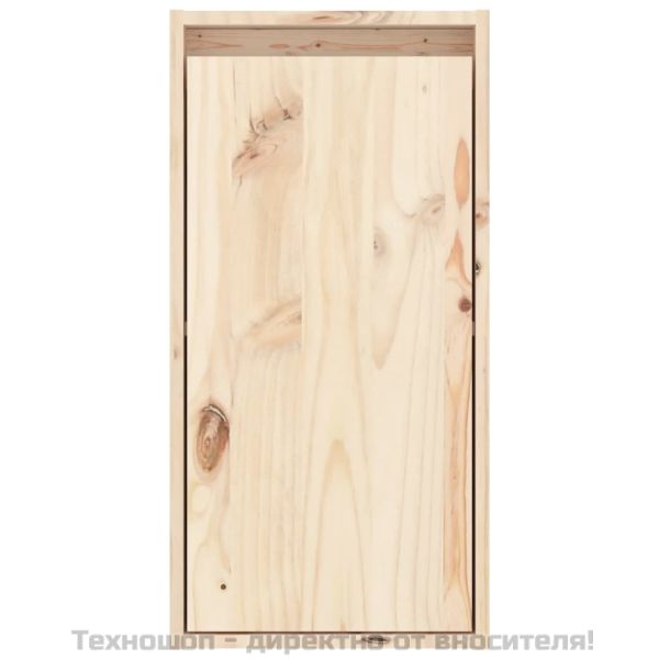 Стенни шкафове, 2 бр, 30x30x60 см, бор масив