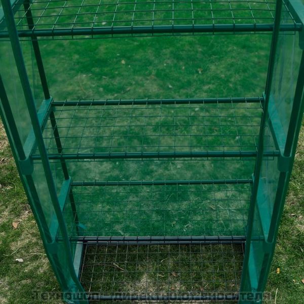 Парник с 4 рафта