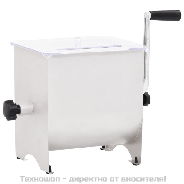 Ръчен миксер за месо с капак сребрист неръждаема стомана