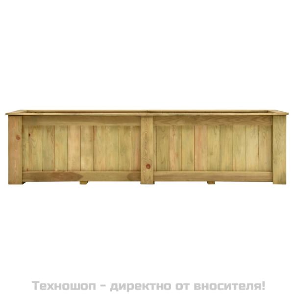 Повдигната леха, 196x50x50 см, импрегнирано борово дърво