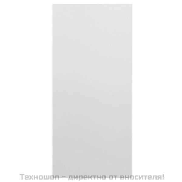 Библиотека/бюфет, бял гланц, 66x30x130 см, инженерно дърво