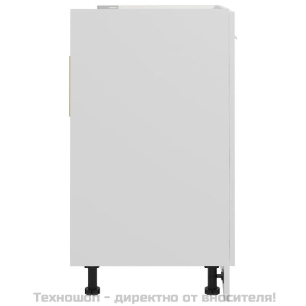 Долен шкаф за мивка "Lyon", бял, 80x46x81,5 см, инженерно дърво