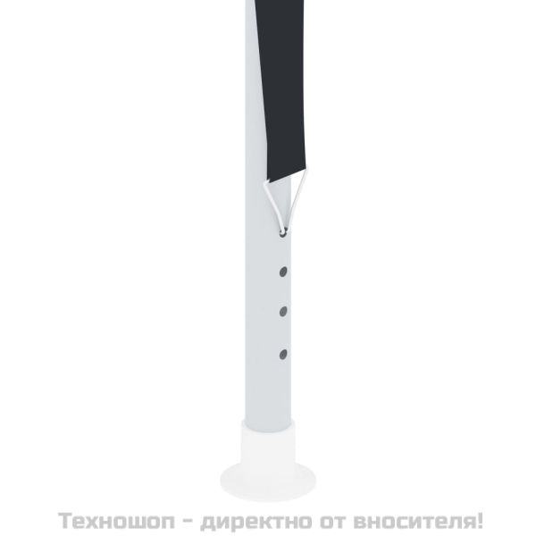 Професионална парти шатра, 2,5x2,5 м, антрацит, 90 г/м²