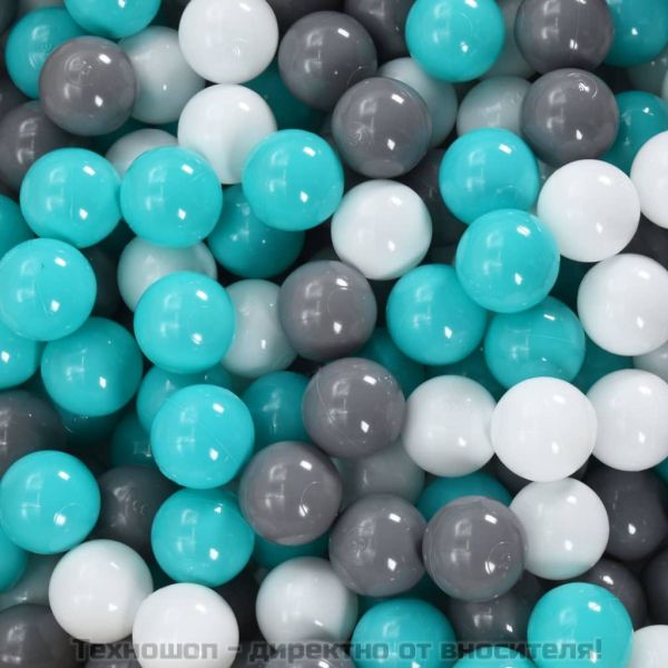 Детска палатка за игра с 250 топки розово 100x100x127 см