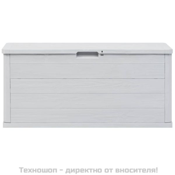 Градинска кутия за съхранение, 280 л, светлосива