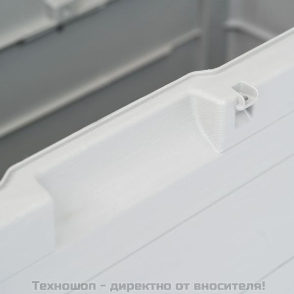 Градинска кутия за съхранение, 280 л, светлосива