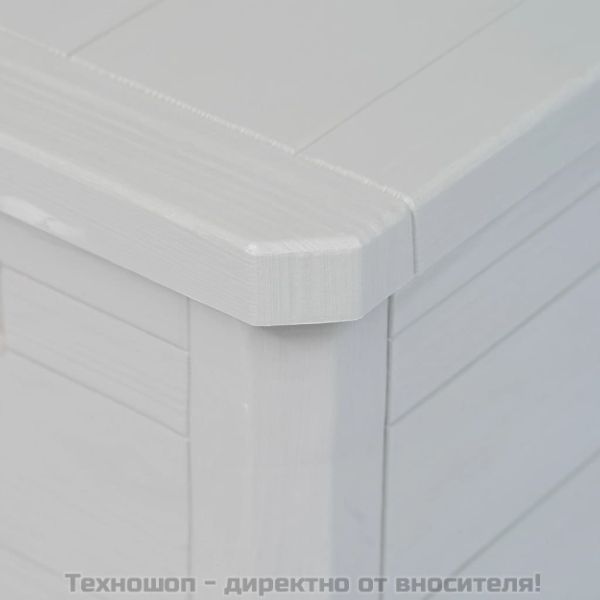 Градинска кутия за съхранение, 280 л, светлосива
