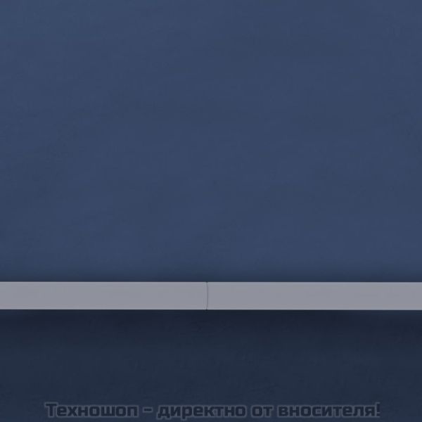 Професионална парти шатра със стени 2,5x2,5 м синя 90 г/м²