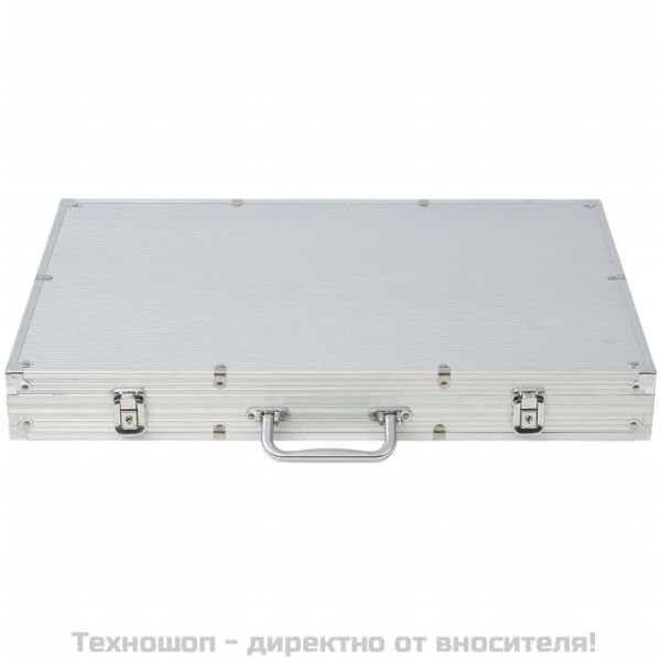 Покер комплект с 1000 чипа, алуминий