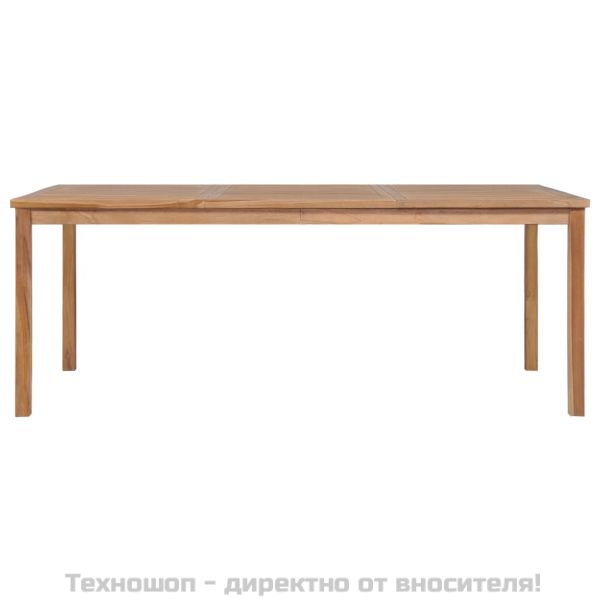 Градинска маса 200x100x77 см тиково дърво масив