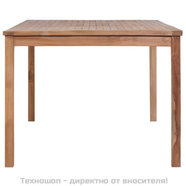 Градинска маса 200x100x77 см тиково дърво масив
