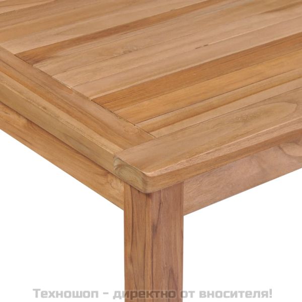 Градинска маса 200x100x77 см тиково дърво масив