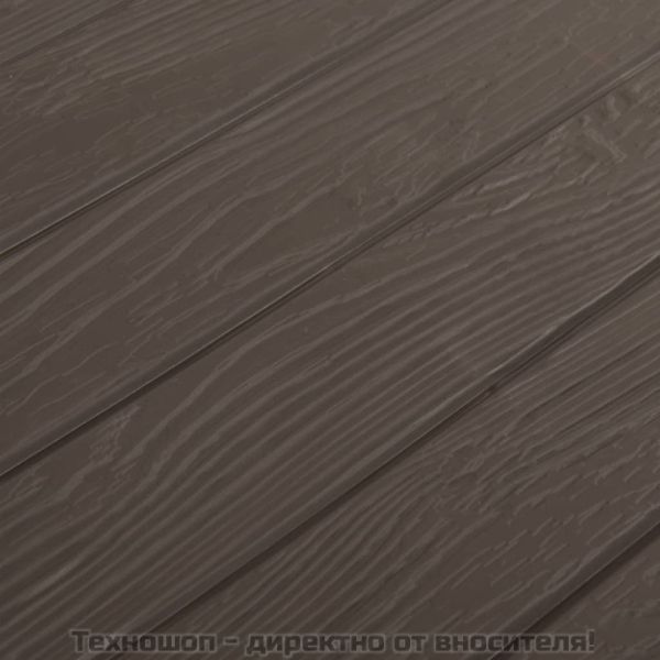 Градински сандък за съхранение, кафяв, 78x44x55 см