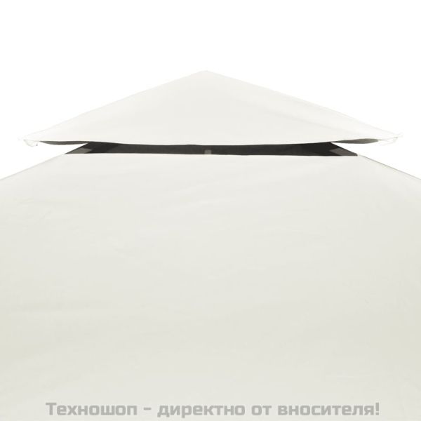 Покривало за шатра, резервно, кремаво-бяло, 310 г/м², 3х3 м