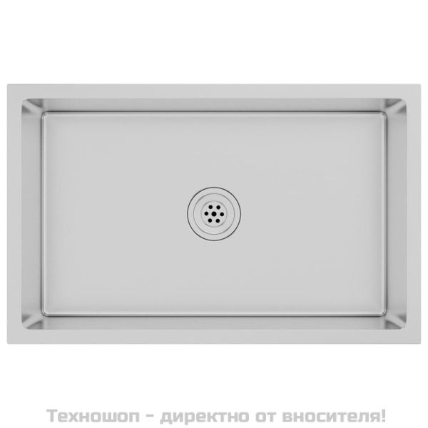 Ръчно изработена кухненска мивка, неръждаема стомана