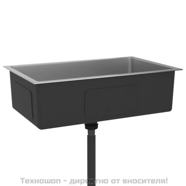 Ръчно изработена кухненска мивка, неръждаема стомана