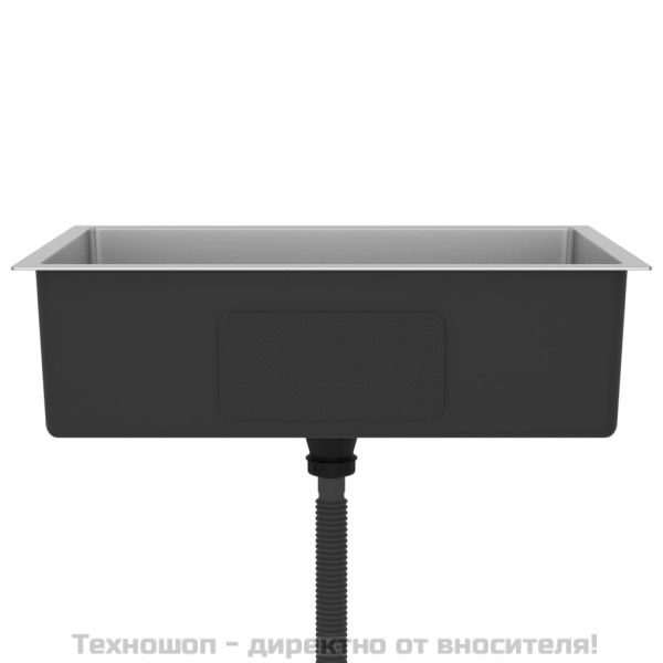 Ръчно изработена кухненска мивка, неръждаема стомана