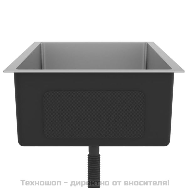 Ръчно изработена кухненска мивка, неръждаема стомана