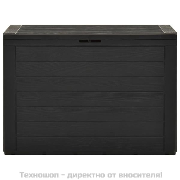 Градински сандък за съхранение, антрацит, 78x44x55 см