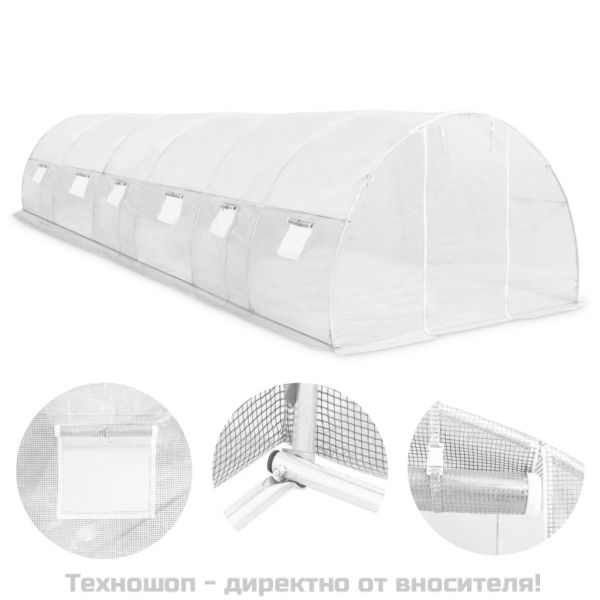 Оранжерия, 27 м², 900x300x200 см