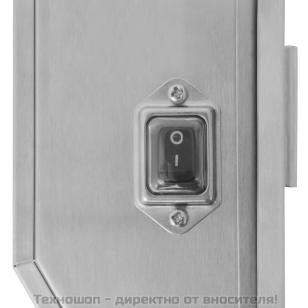 VidaXL Професионален барбекю двигател за шиш от неръждаема стомана, 4W