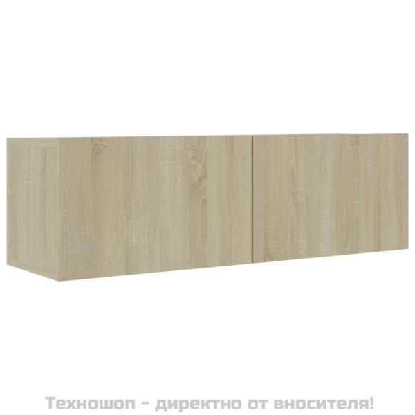 ТВ шкаф, дъб сонома, 100x30x30 см, инженерно дърво