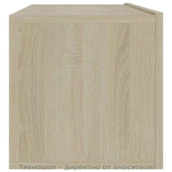 ТВ шкаф, дъб сонома, 100x30x30 см, инженерно дърво