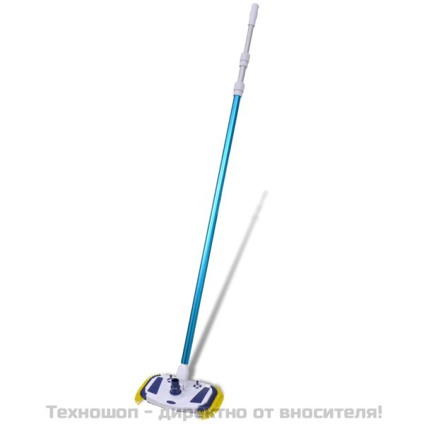 Почистващ вакумен уред за басейни с телескопична дръжка и маркуч