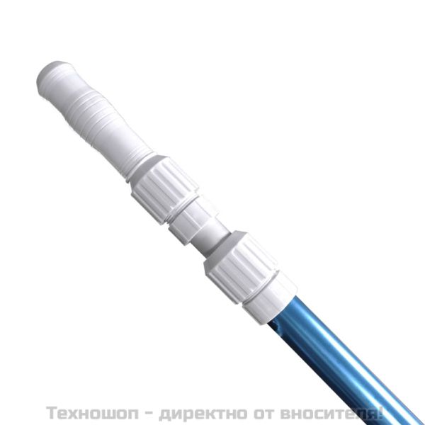 Почистващ вакумен уред за басейни с телескопична дръжка и маркуч