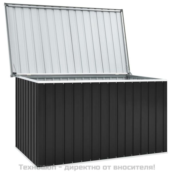 Градински сандък за съхранение, антрацит, 171x99x93 см