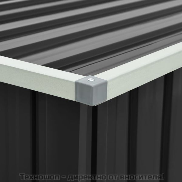 Градински сандък за съхранение, антрацит, 171x99x93 см