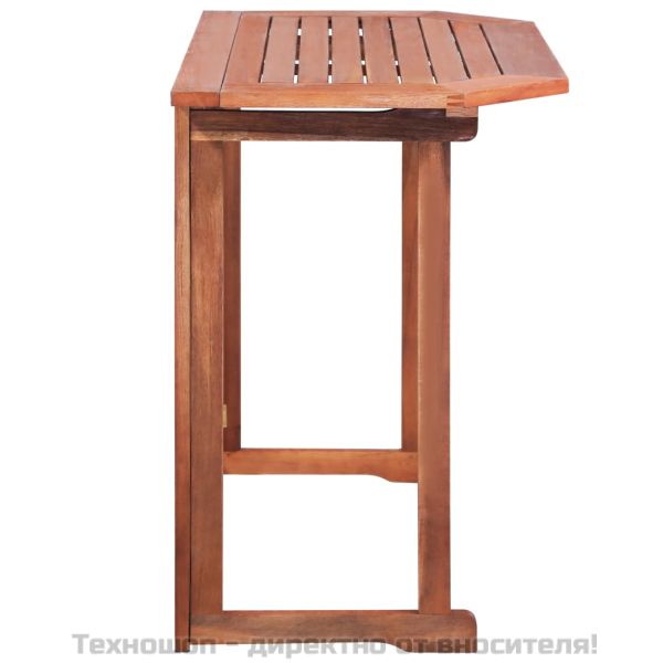 Бистро маса, 90x50x75 см, акациево дърво масив