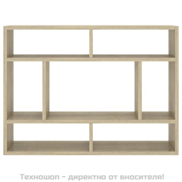 Стенен рафт, дъб сонома, 75x16x55 см, инженерно дърво