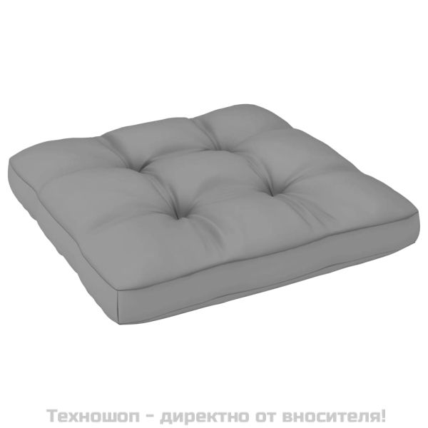 Градински 2-местен диван с възглавници, борово дърво масив