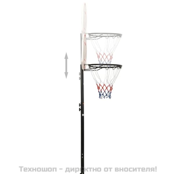 Баскетболна стойка, бяла,, 216-250 см полиетилен