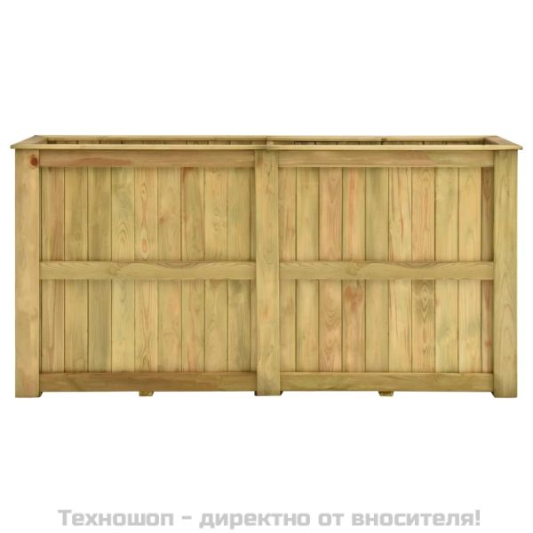 Повдигната леха, 196x50x100 см, импрегнирано борово дърво