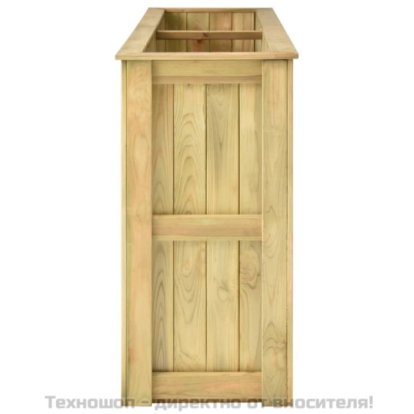 Повдигната леха, 196x50x100 см, импрегнирано борово дърво