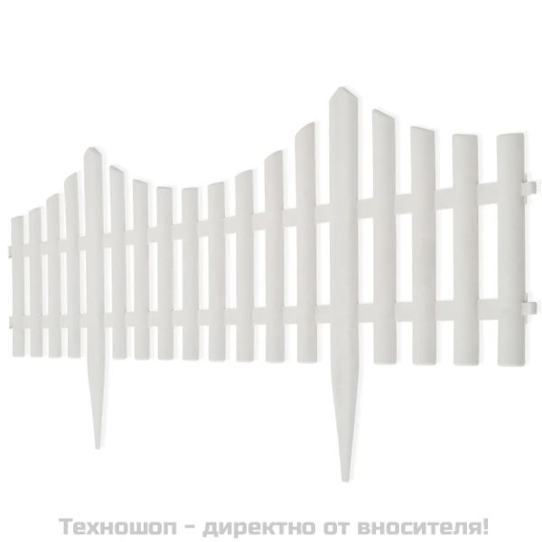 Палисада, 17 части, 10 м, бяла