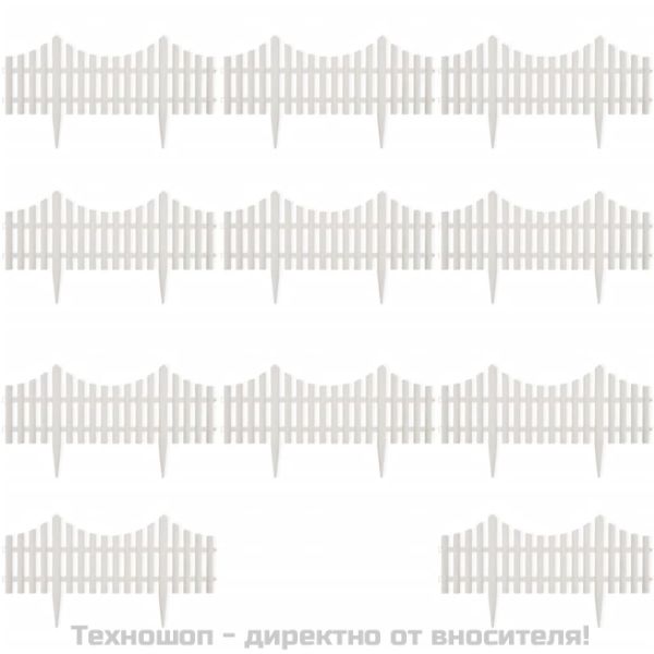 Палисада, 17 части, 10 м, бяла