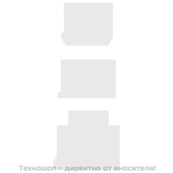 Стенни рафтове, 3 бр, бели, инженерно дърво