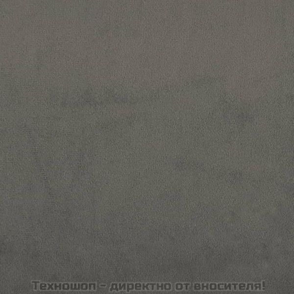 Боксспринг легло с матрак, тъмносиво, 200x200 см, кадифе