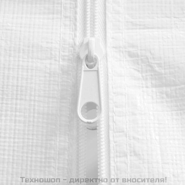 Професионална парти шатра със стени 2,5x2,5 м бяла 90 г/м²