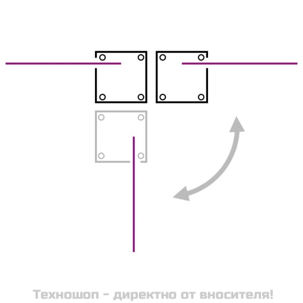 Прибираща се странична тента, кремава, 120x600 см