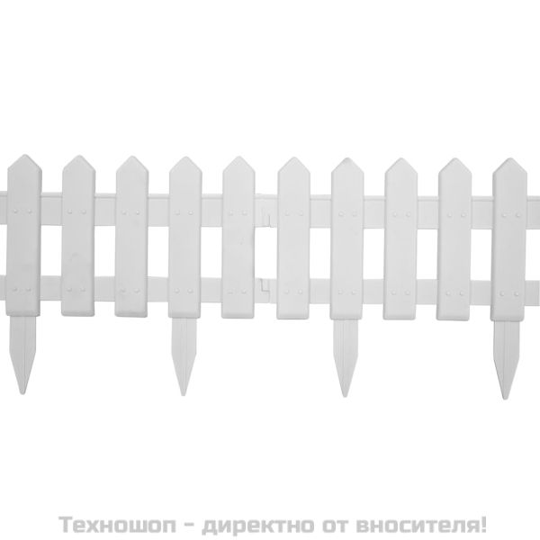 Кантове за тревни площи, 25 бр, бели, 10 м, PP