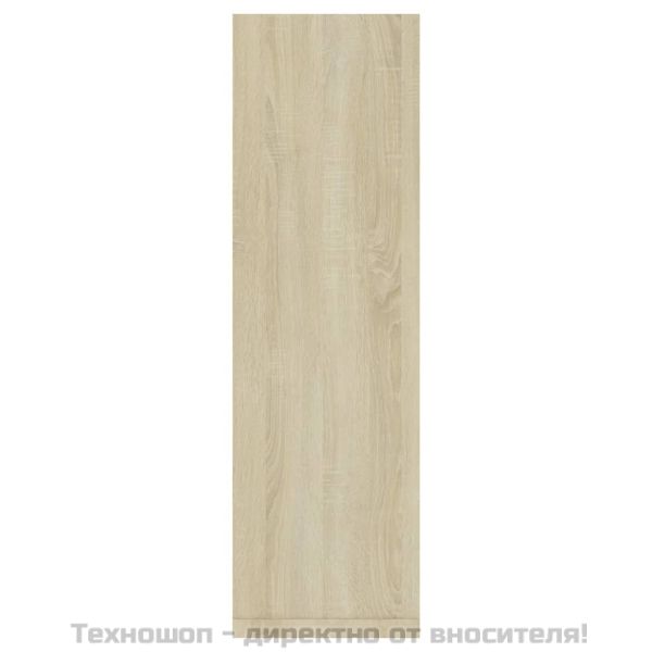 Стенни рафтове, 2 бр, дъб сонома, 50x15x50 см, инженерно дърво