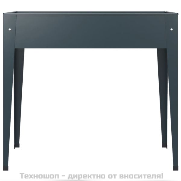 Градинска кашпа, 100,5x40,5x90 см, поцинкована стомана