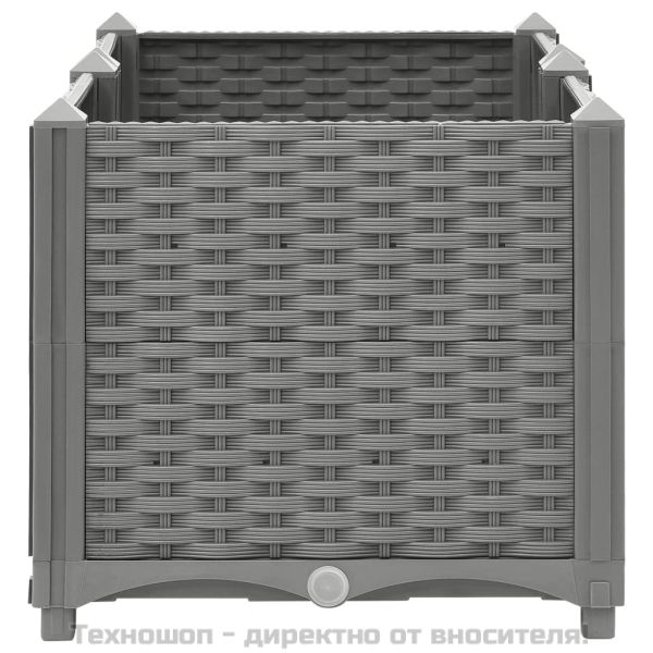 Повдигната леха, 80x40x38 см, полипропилен