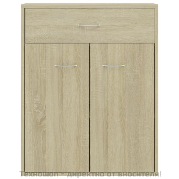 Бюфет, дъб сонома, 60x30x75 см, инженерно дърво